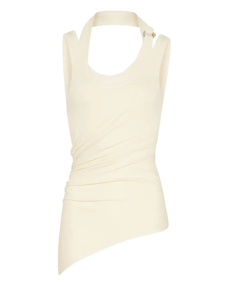 Jean Paul Gaultier Verdrehtes Tanktop im Layering-Look - Nude Nude