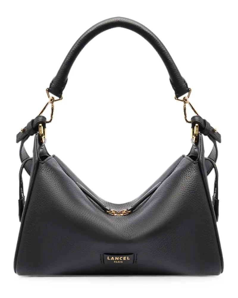 Lancel Louison grained leather shoulder bag - Schwarz Schwarz