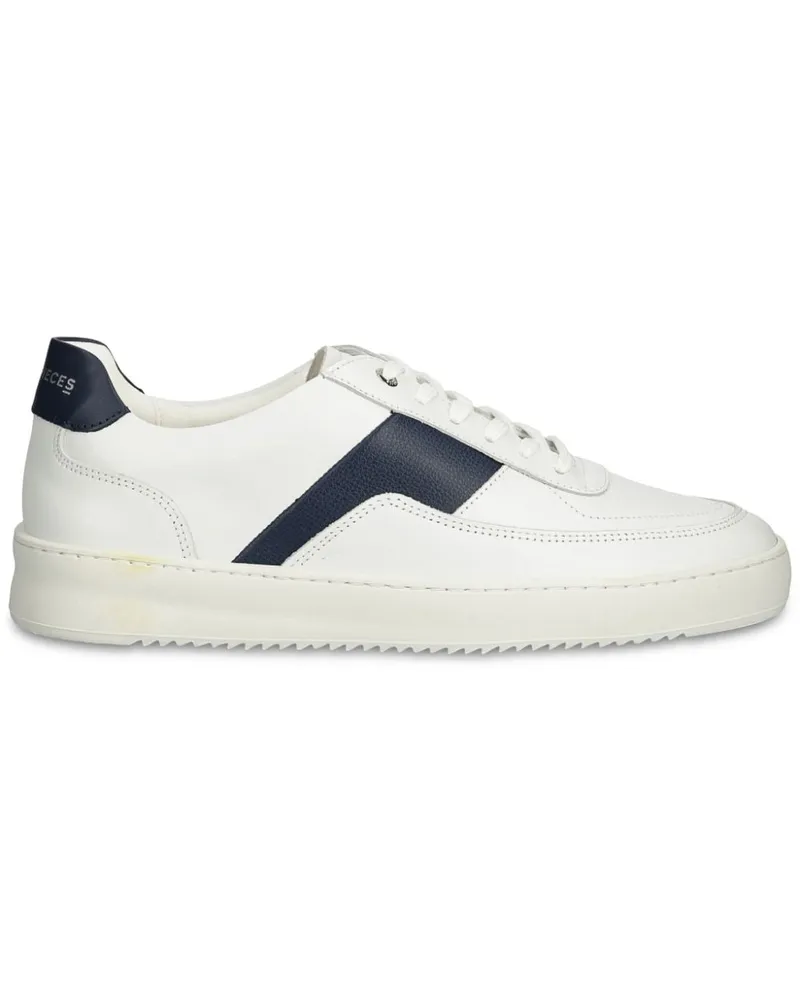 Filling Pieces Sneakers aus Leder - Weiß Weiß