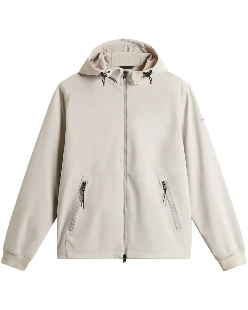 Woolrich Kapuzenjacke aus Funktionsstoff - Nude Nude