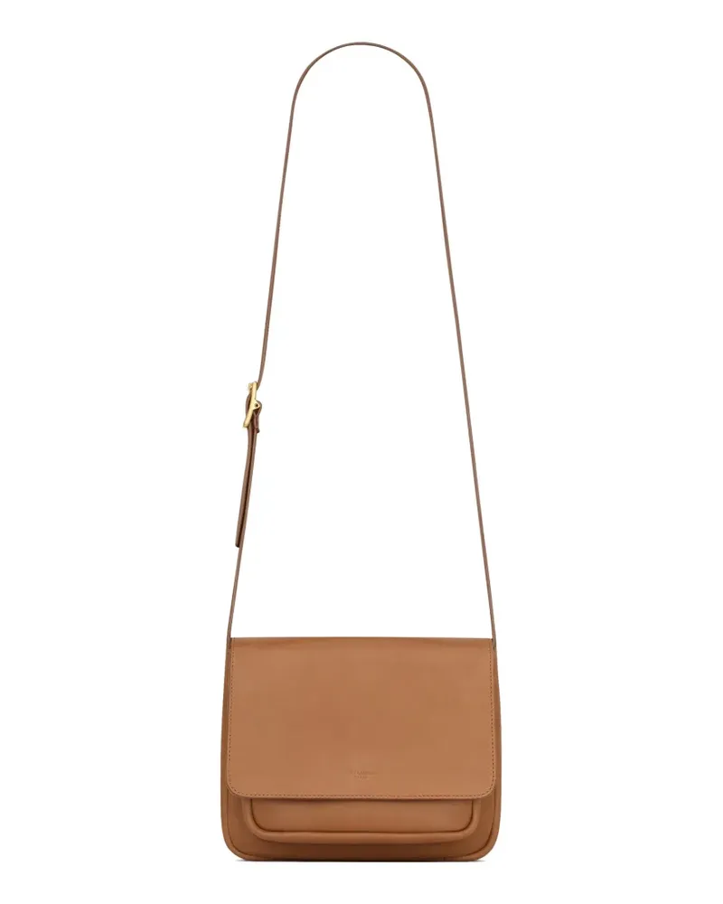 Saint Laurent small front-flap shoulder bag - Braun Braun