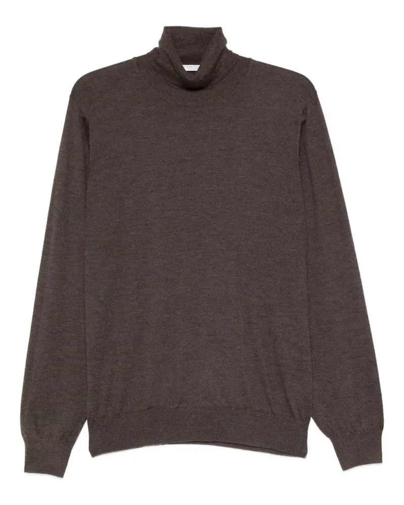 Brunello Cucinelli Pullover mit Rollkragen - Braun Braun