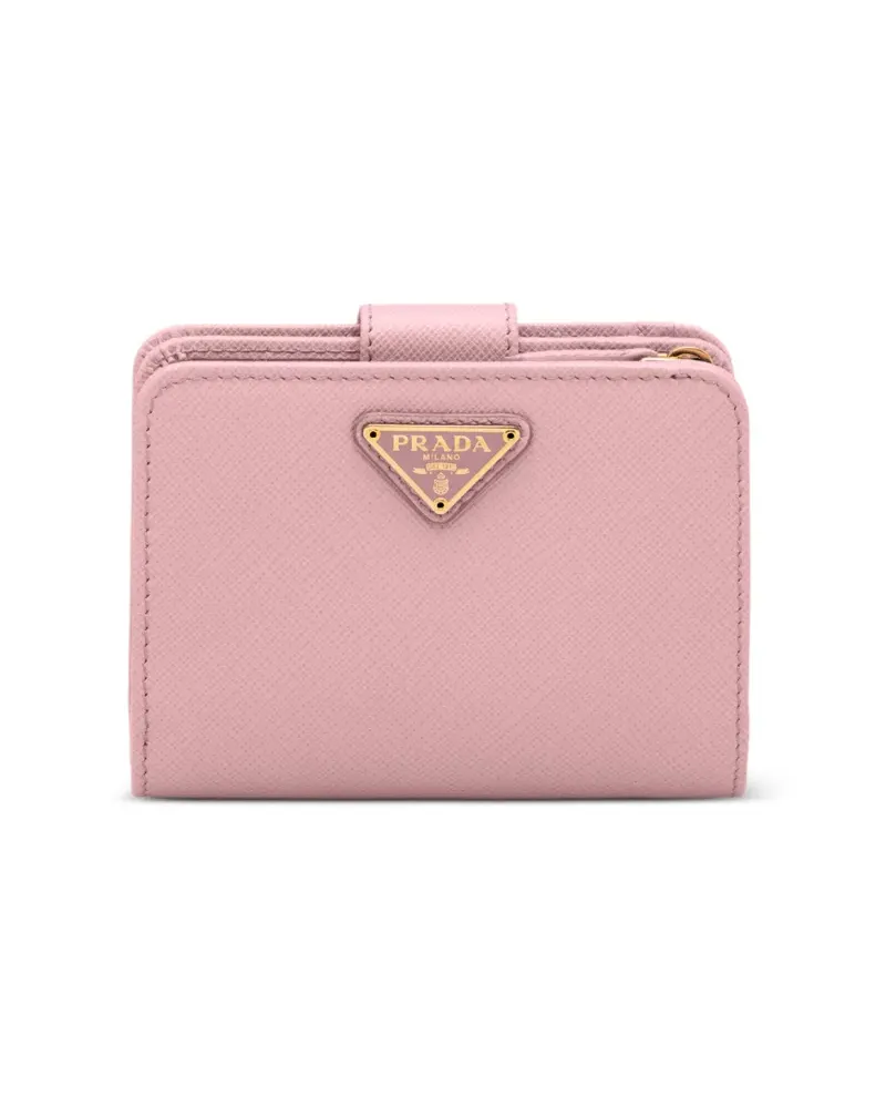 Prada Portemonnaie aus Saffiano-Leder - Rosa Rosa