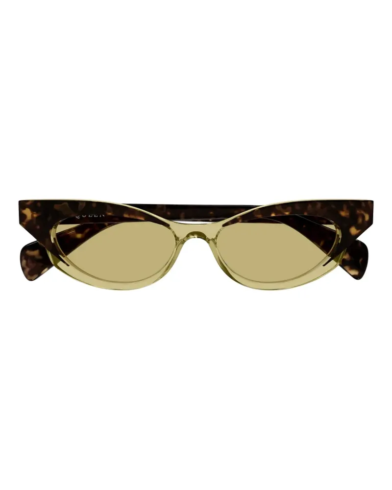Alexander McQueen Cat-Eye-Sonnenbrille in Schildpattoptik - Braun Braun