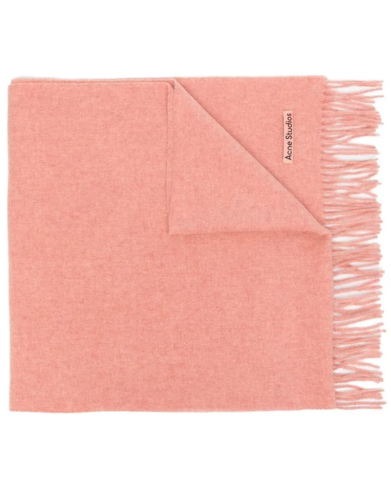 Acne Studios Schal mit Fransen - Rosa Rosa