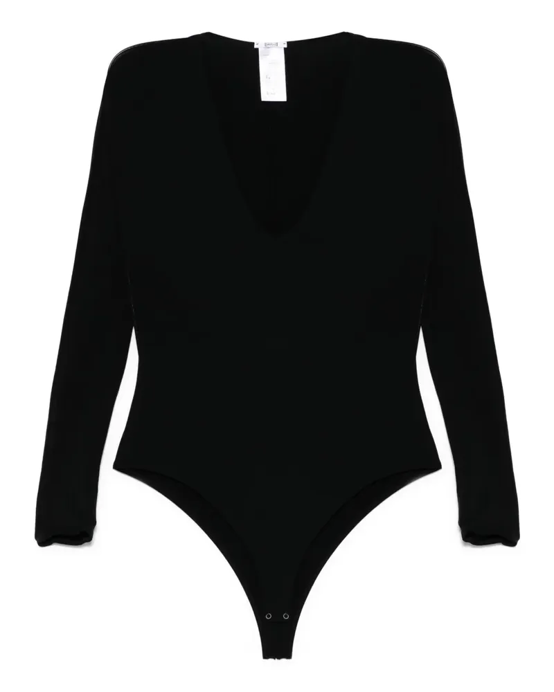 Wolford Body mit V-Ausschnitt - Schwarz Schwarz