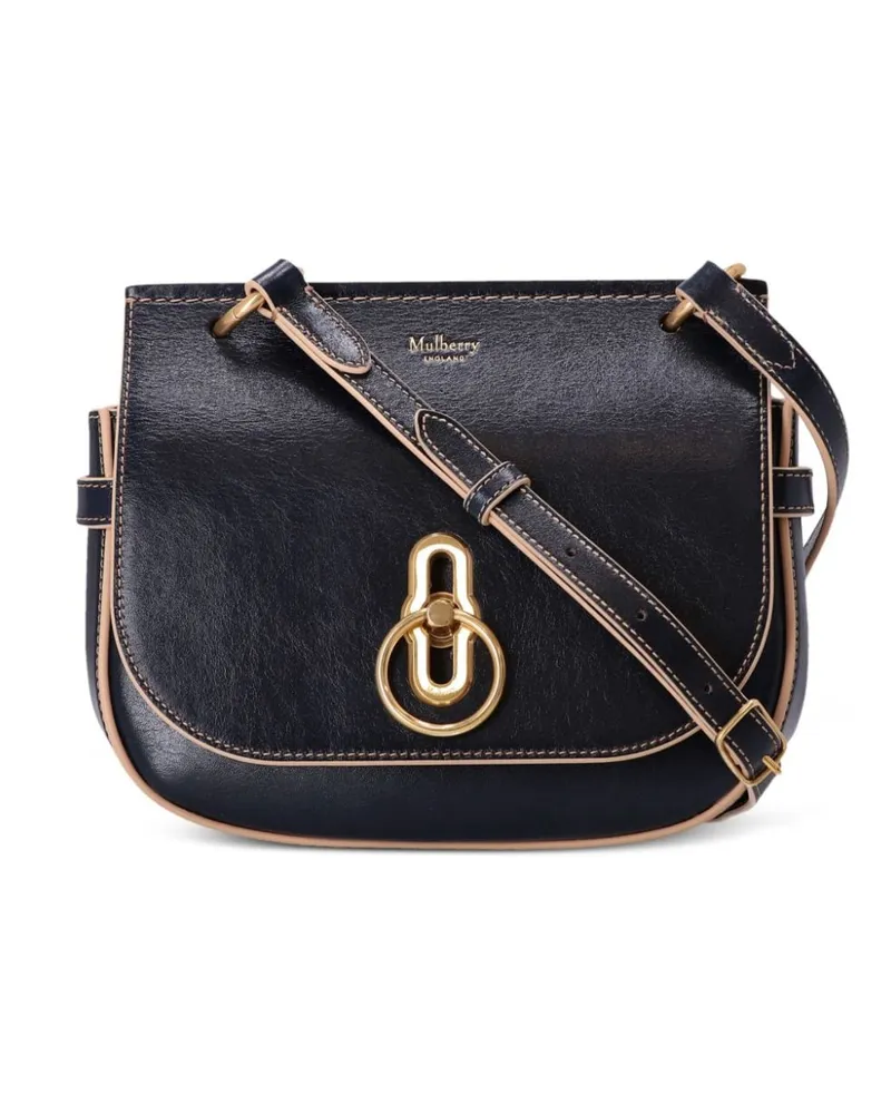 Mulberry Kleine Amberley Satchel-Tasche Schwarz