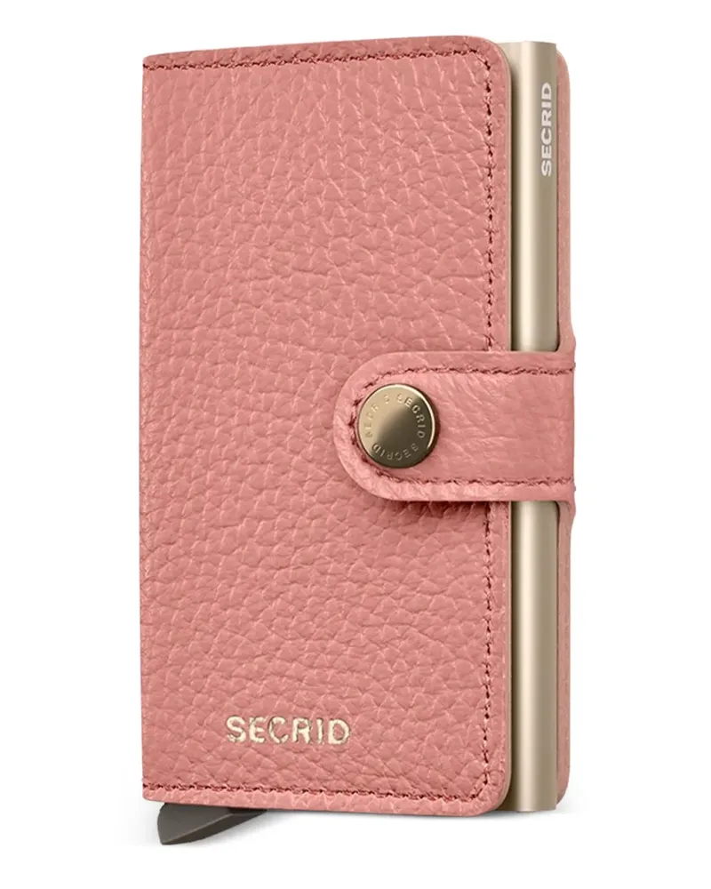 SECRID Portemonnaie aus gekörntem Leder - Rosa Rosa