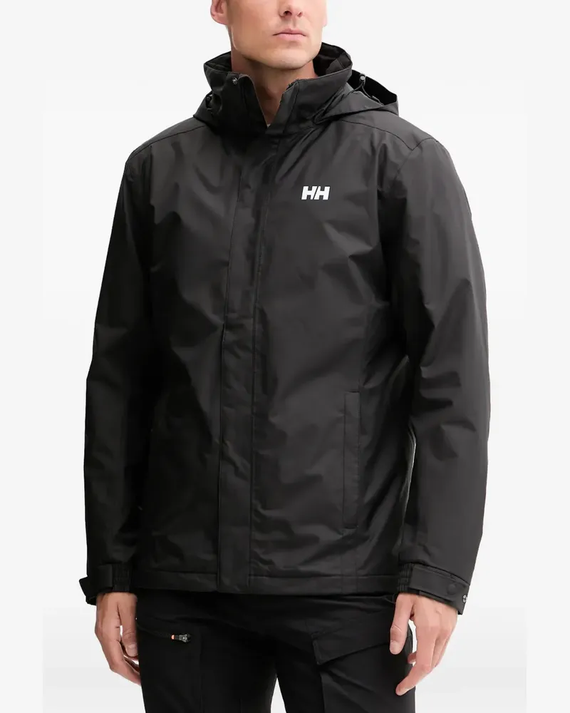 Helly Hansen logo-detail hooded jacket - Schwarz Schwarz
