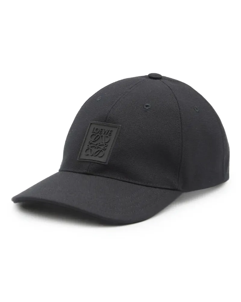 Loewe Anagram-patch cap - Schwarz Schwarz