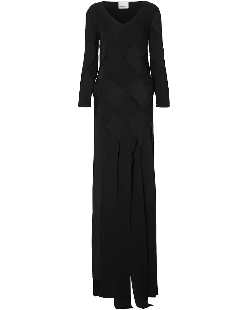 Burberry Abendkleid mit Einsatz - Schwarz Schwarz