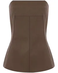 Rick Owens Porterville Bustier-Top Braun