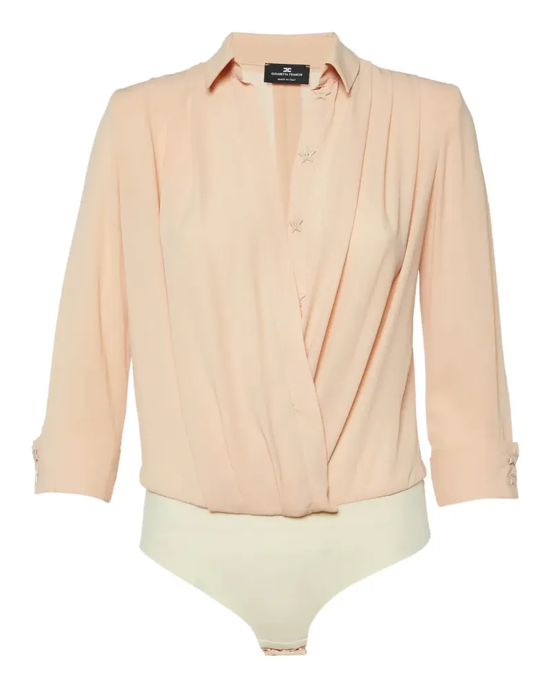 Elisabetta Franchi star-button bodysuit - Orange Orange