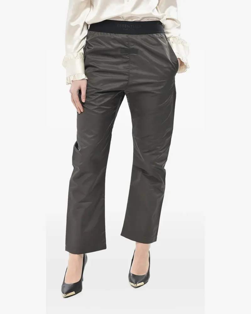 Fear of God Essentials logo-patch trousers - Grau Grau