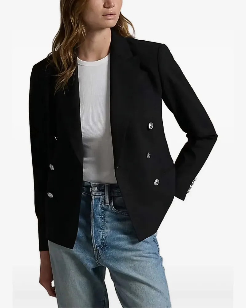 Ralph Lauren Doppelreihiges Sakko - Schwarz Schwarz