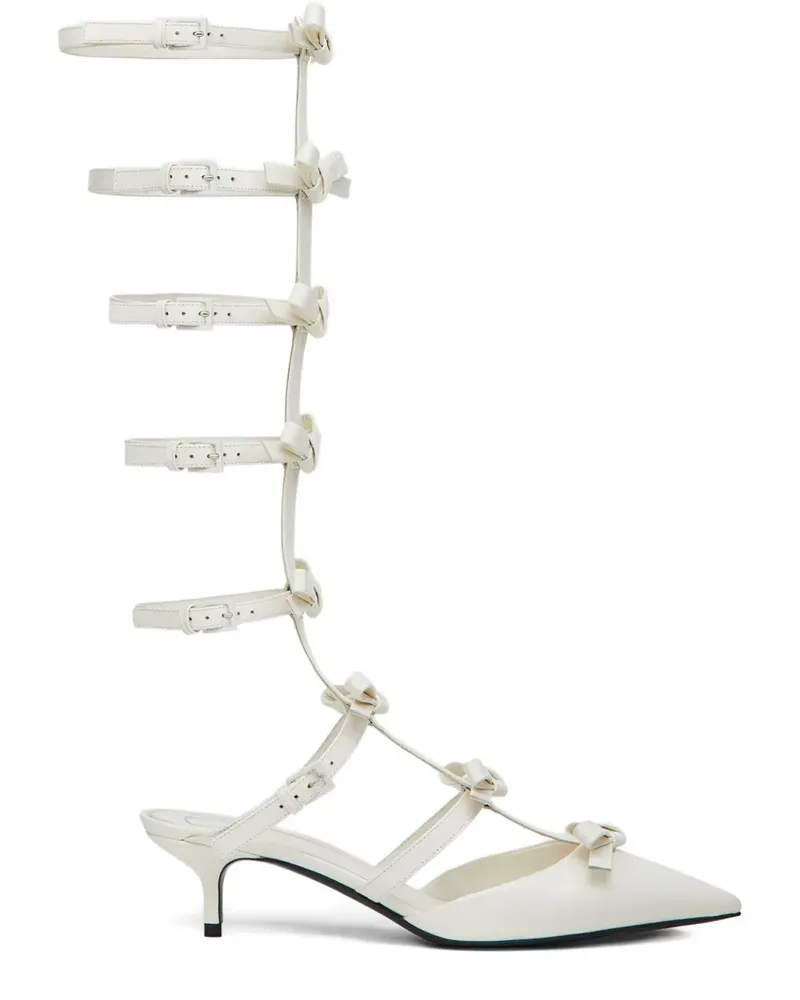 Valentino Garavani Kitten-Heel-Pumps mit Schleifendetail 55mm - Weiß Weiß