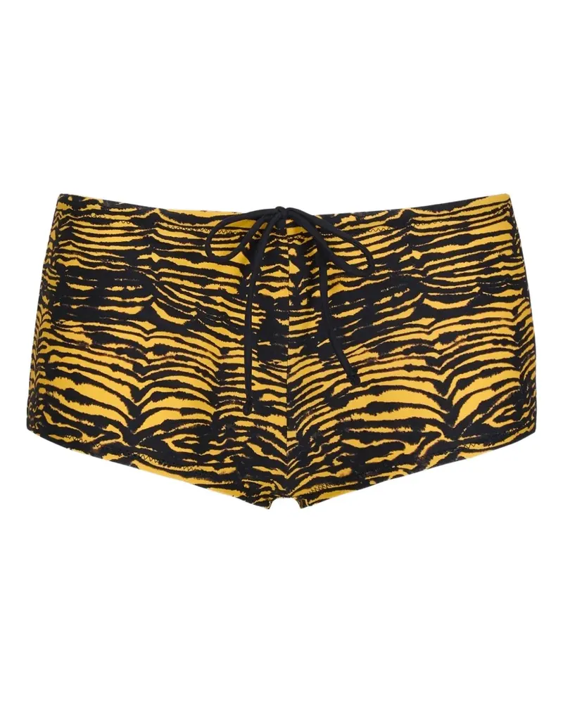 TROPIC of C Santorini banana-print bikini shorts - Gelb Gelb