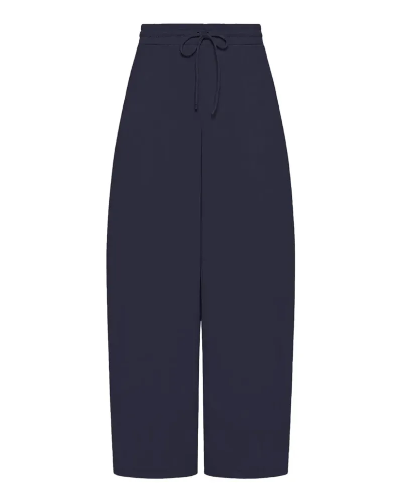 Max Mara drawstring wide-leg track pants - Blau Blau