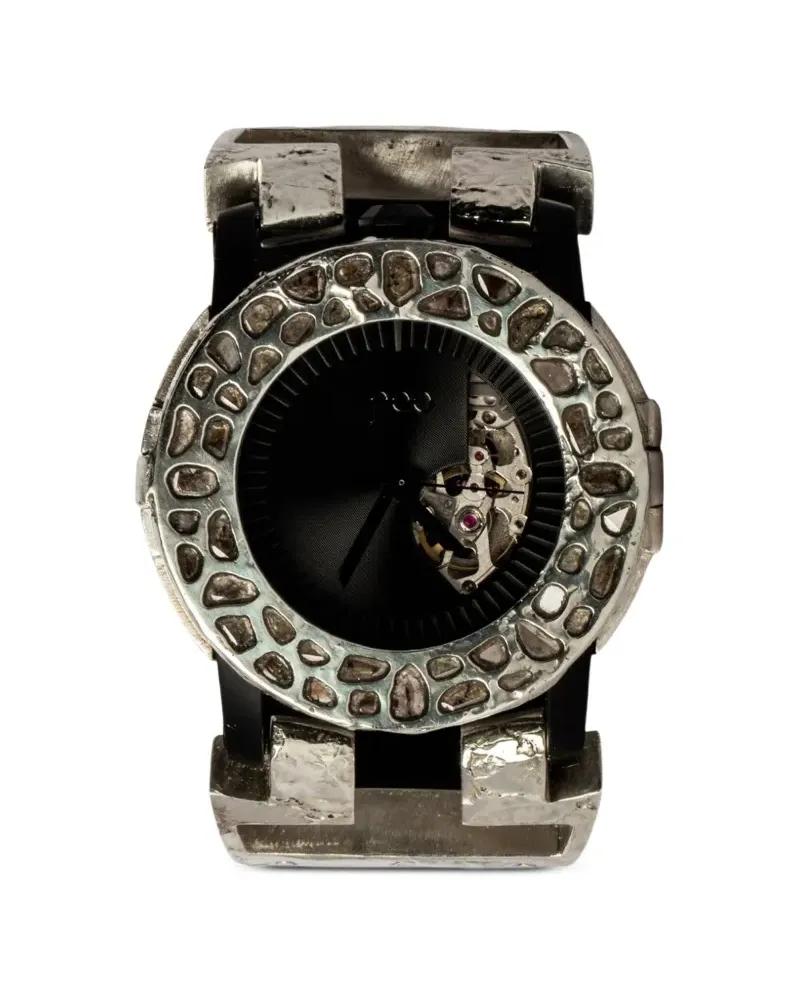 Parts Of Four P4—FOB Armbanduhr #1640 42mm - Schwarz Schwarz