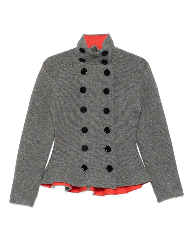 Proenza Schouler Capucine Donegal Strickjacke - Grau Grau