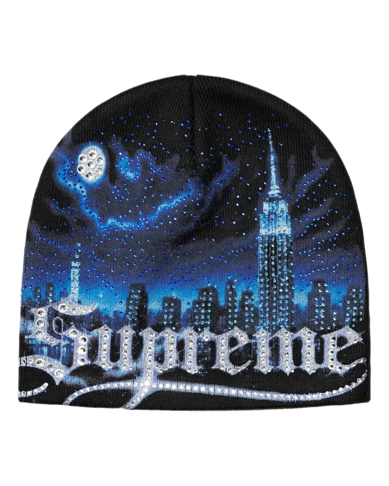 Supreme Being Cityscape Beanie - Schwarz Schwarz