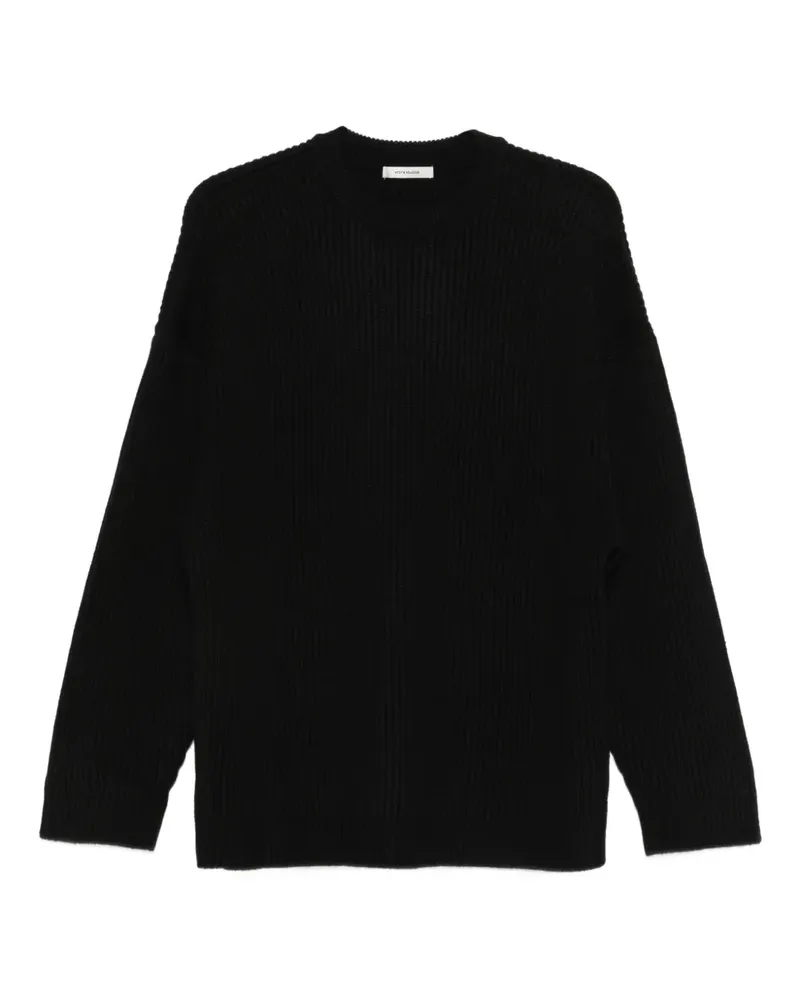 Entire Studios Gerippter Pullover - Schwarz Schwarz