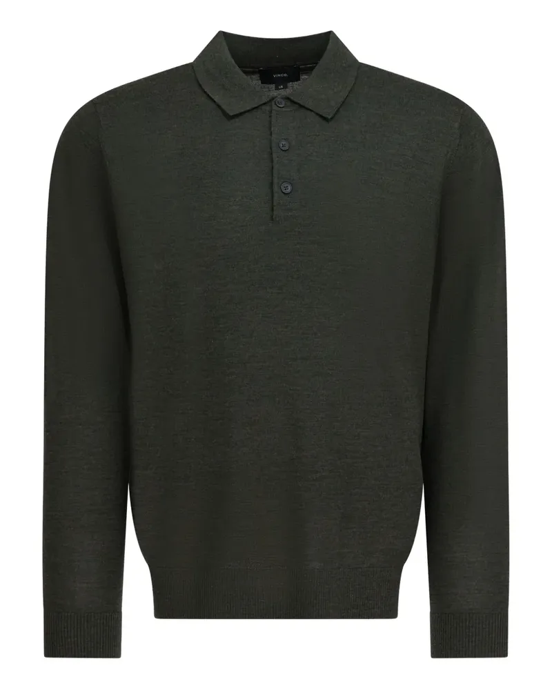 Vince Poloshirt mit Knopfverschluss - Grün Grün