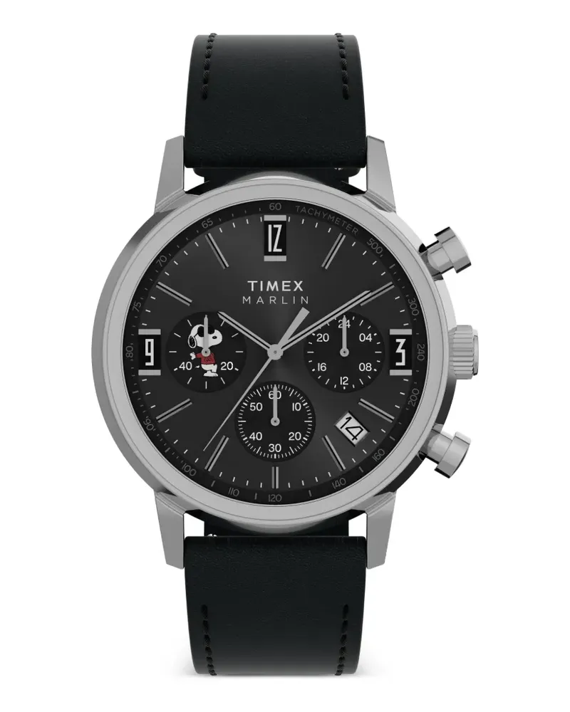 Timex x Peanuts® Marlin® Chronograph Joe Cool 40mm - Schwarz Schwarz