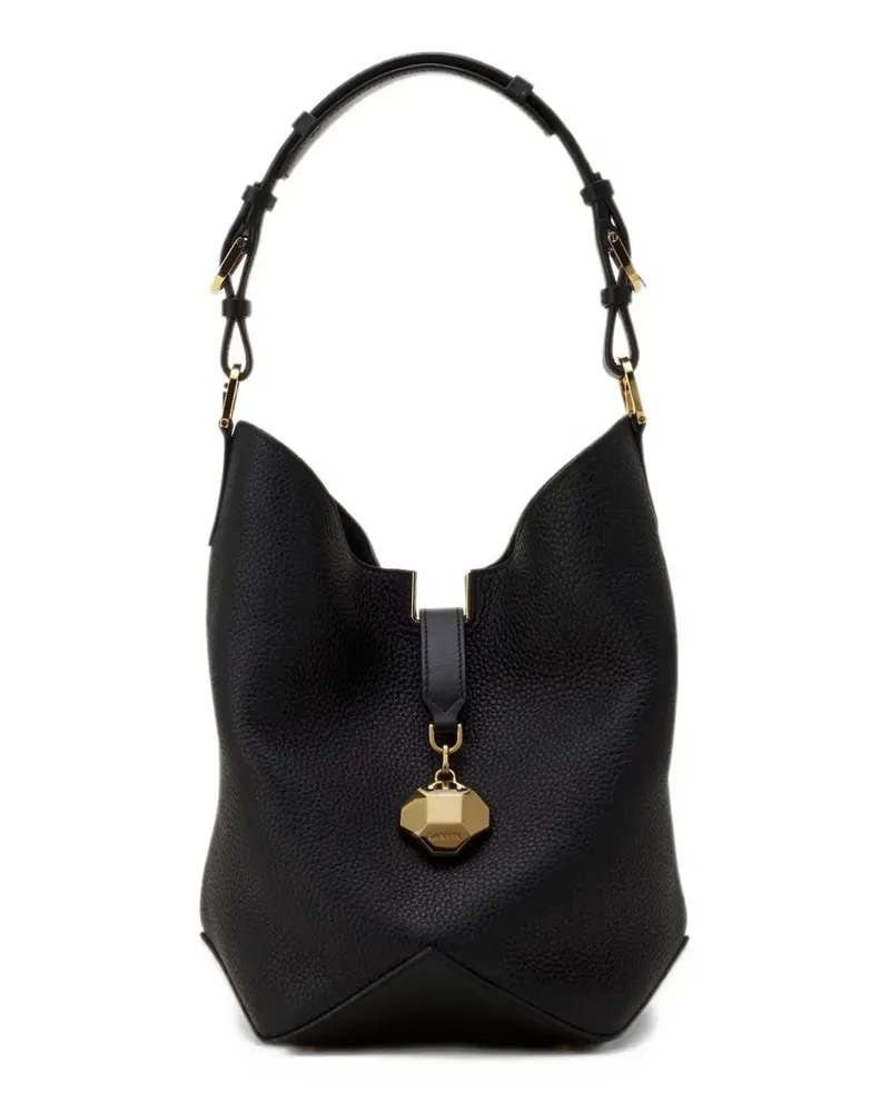 Lanvin Geometrische Beuteltasche - Schwarz Schwarz