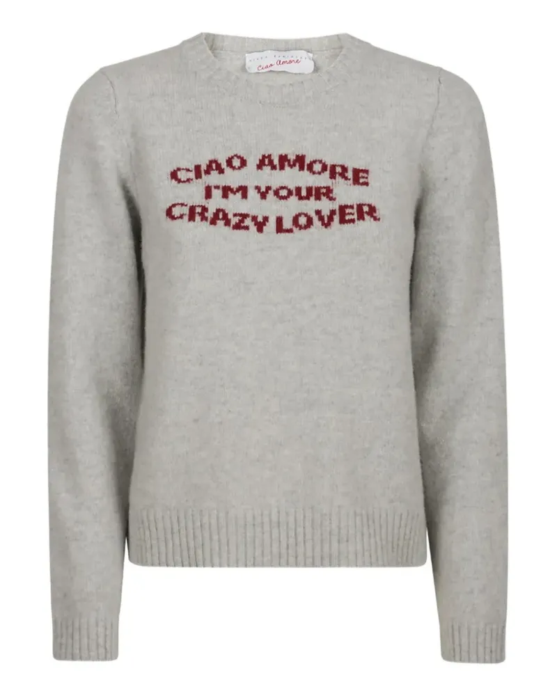 Giada Benincasa Crazy Lover Pullover mit Jacquardmuster - Grau Grau