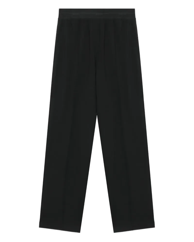 Helmut Lang Hose mit elastischem Bund - Schwarz Schwarz
