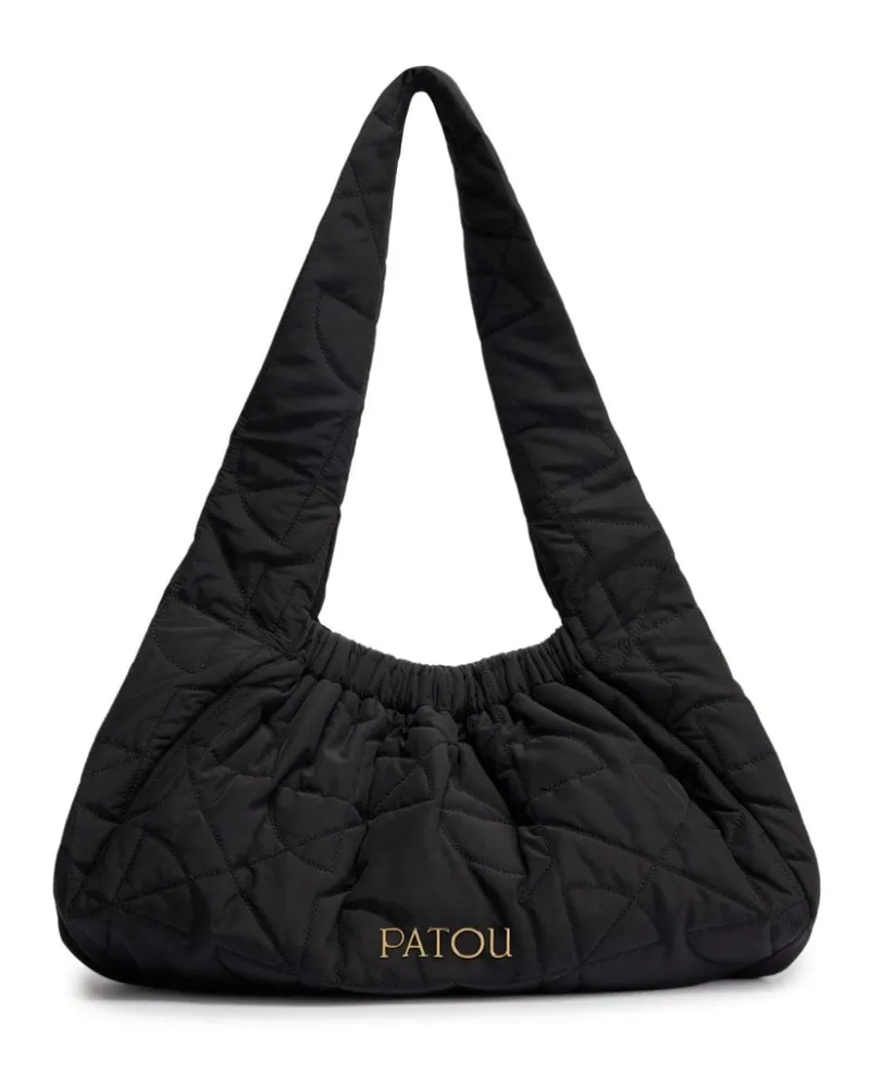 Patou Große Le Biscuit Schultertasche - Schwarz Schwarz
