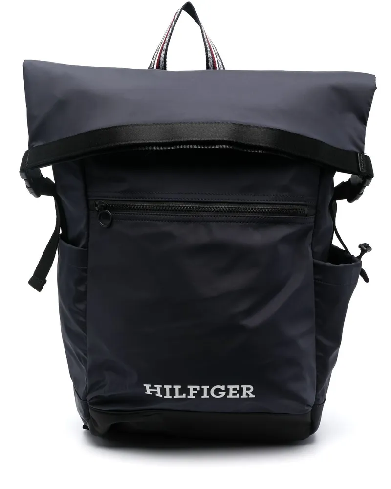 Tommy Hilfiger Rucksack mit Klappe Blau