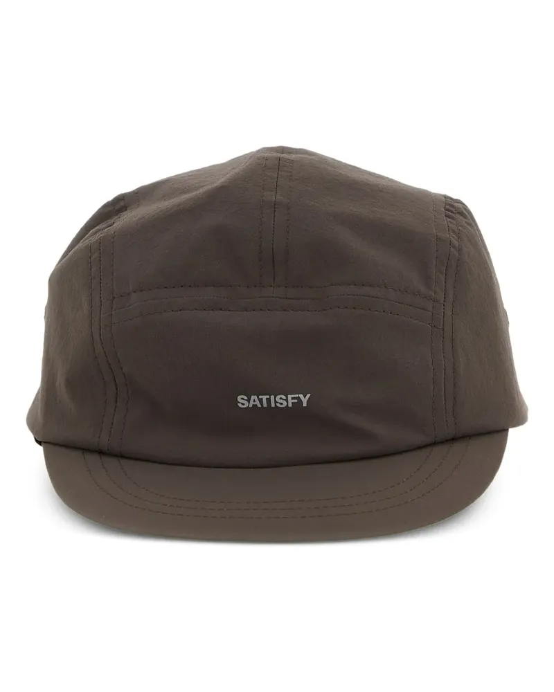 Satisfy PeaceShell™ Cordura® Baseballkappe mit Logo-Print - Braun Braun