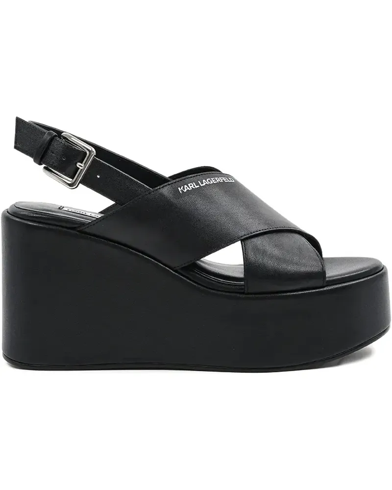 Karl Lagerfeld Kross Sandalen 90mm - Schwarz Schwarz