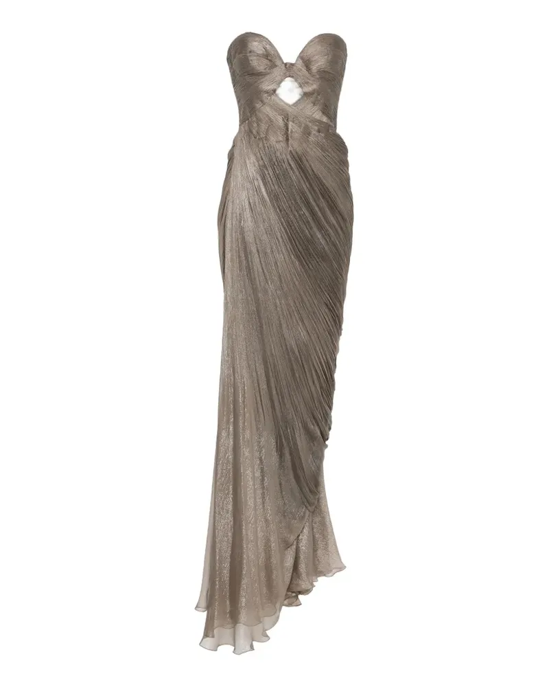 Maria Lucia Hohan Zephyra side-slit maxi dress - Grau Grau