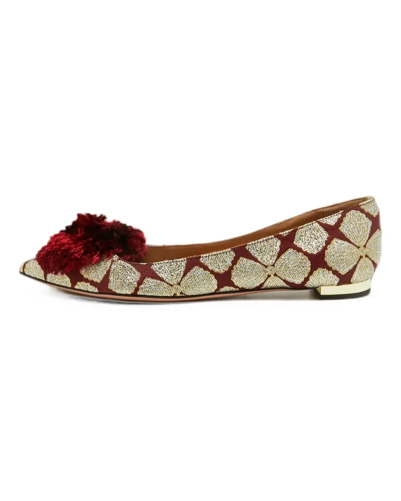 Aquazzura Tropicana ballet flats - Rot Rot