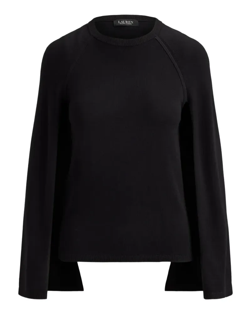 Ralph Lauren Pullover mit Cape-Overlay - Schwarz Schwarz