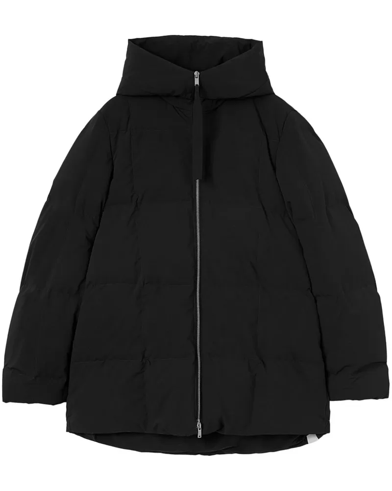 Jil Sander Gesteppte Daunenjacke - Schwarz Schwarz
