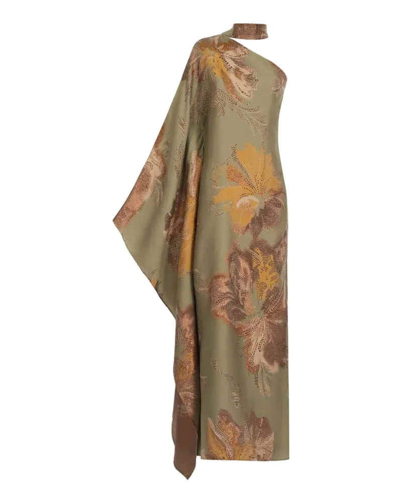 Taller Marmo Hardison Bloom One-Shoulder-Robe - Grün Grün
