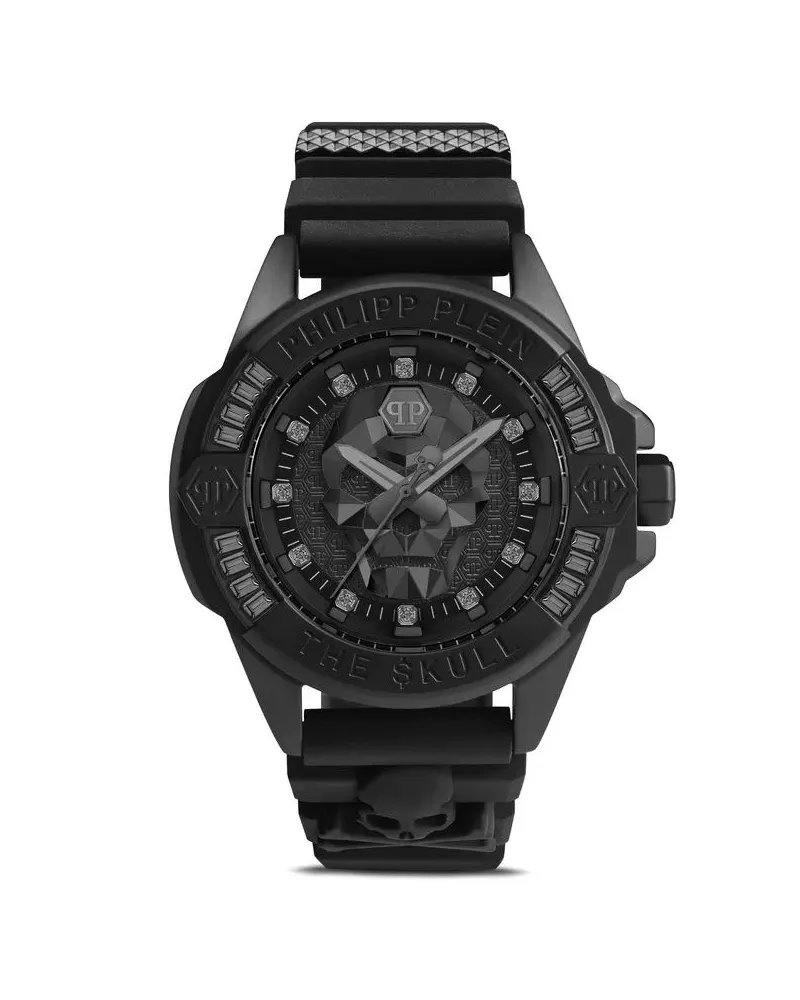 Philipp Plein The $kull Armbanduhr mit Quarzwerk 43mm - Schwarz Schwarz