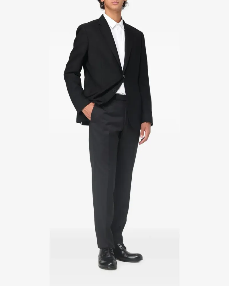 Ermenegildo Zegna wool single-breasted blazer - Schwarz Schwarz