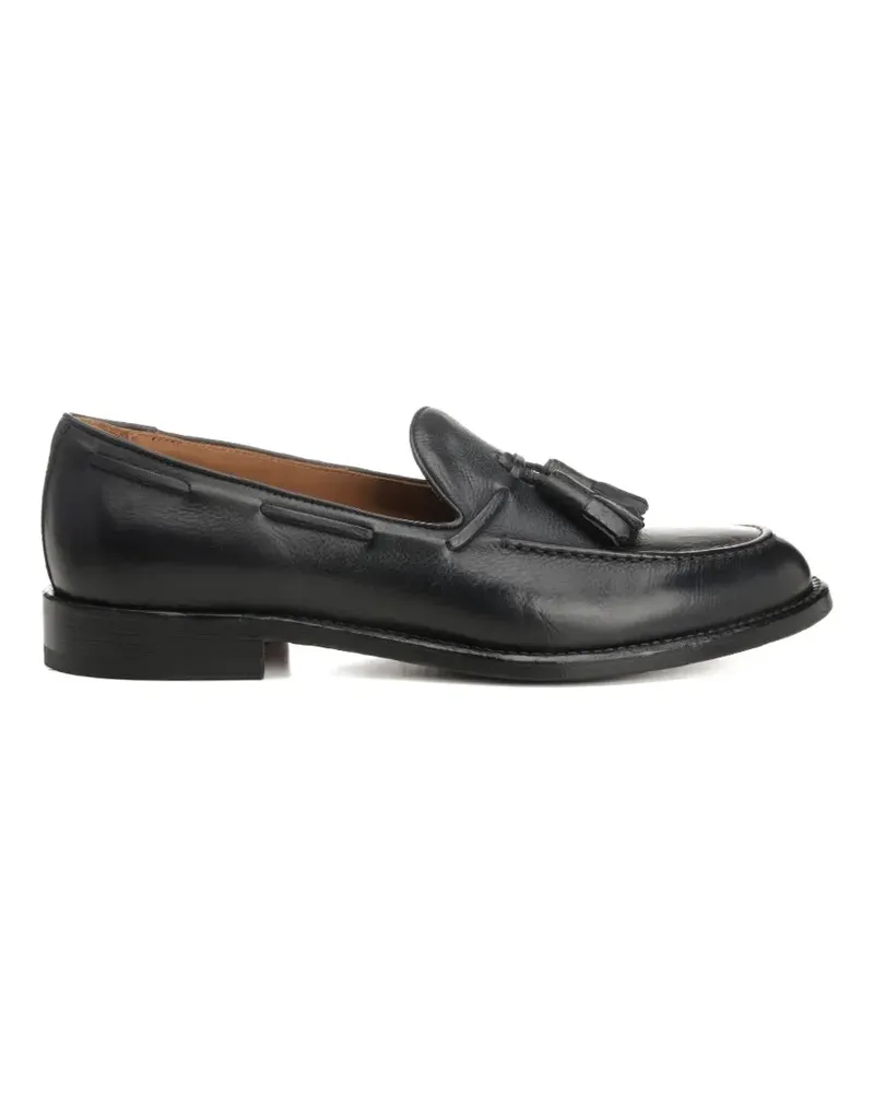 Corvari tassel leather boat shoes - Schwarz Schwarz