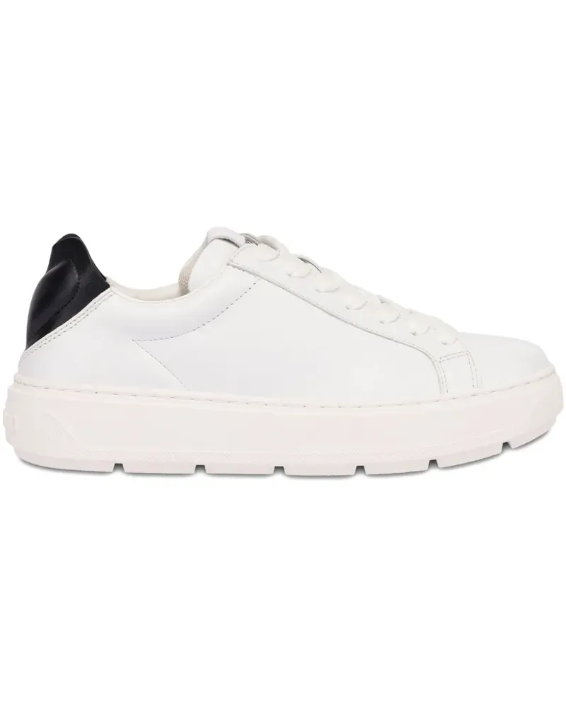 Moschino logo-embossed sneakers - Weiß Weiß