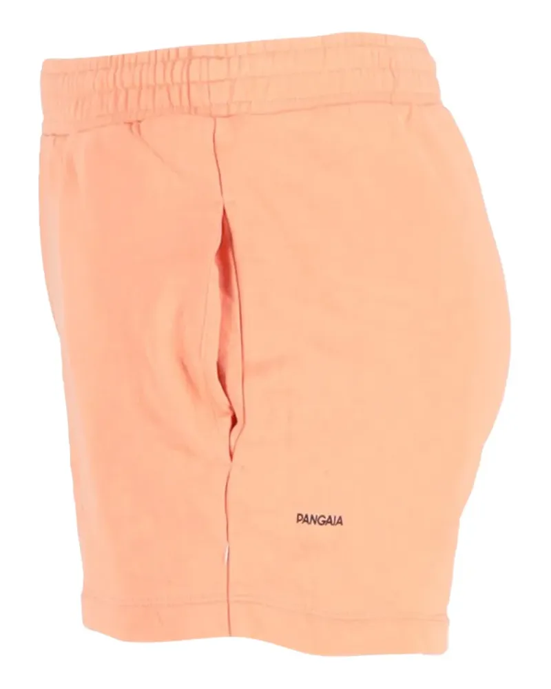 PANGAIA logo-detail shorts - Orange Orange