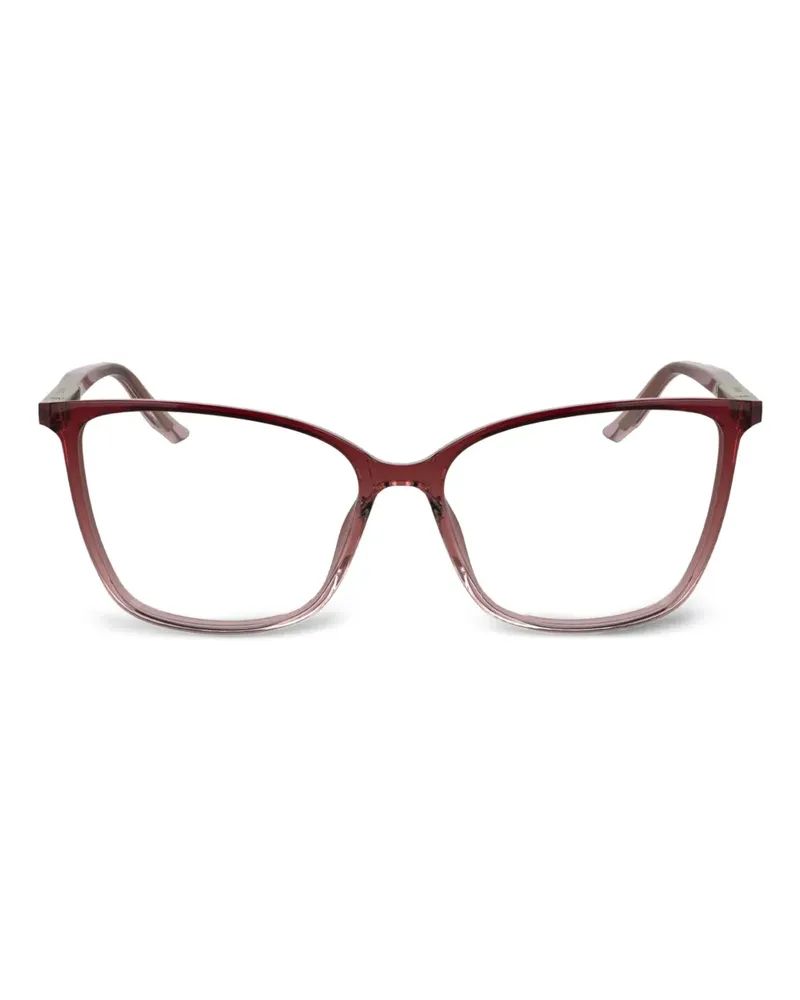 Calvin Klein Brille mit eckigem Gestell - Rot Rot