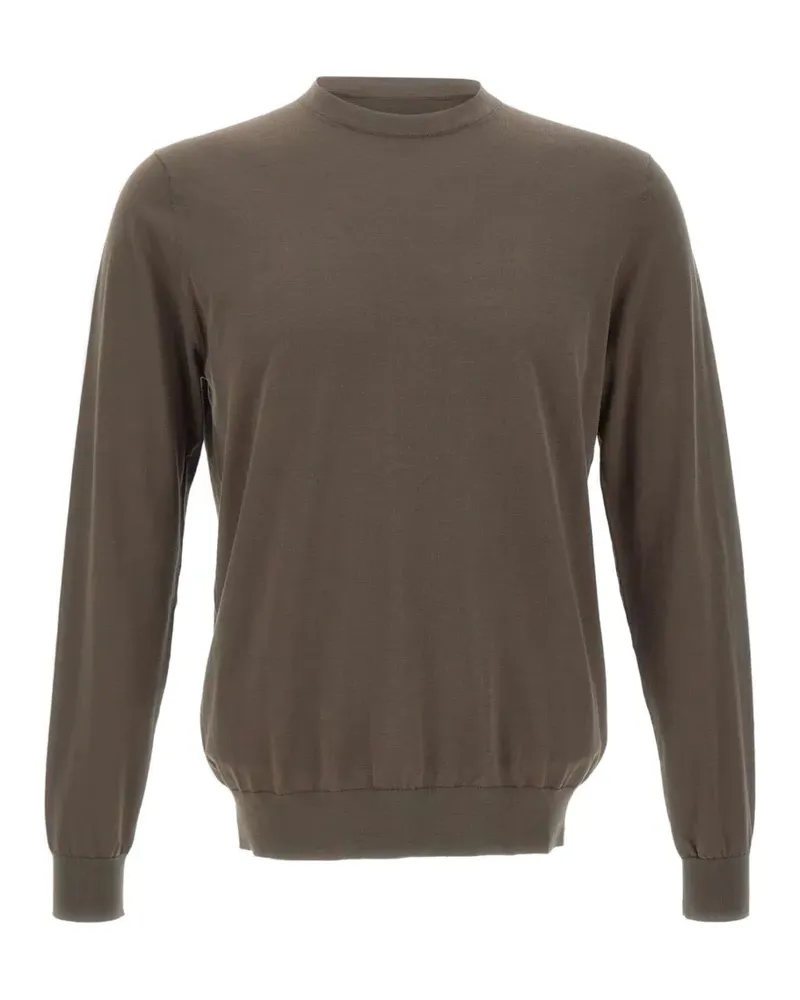 Diktat ribbed crew neck sweater - Braun Braun