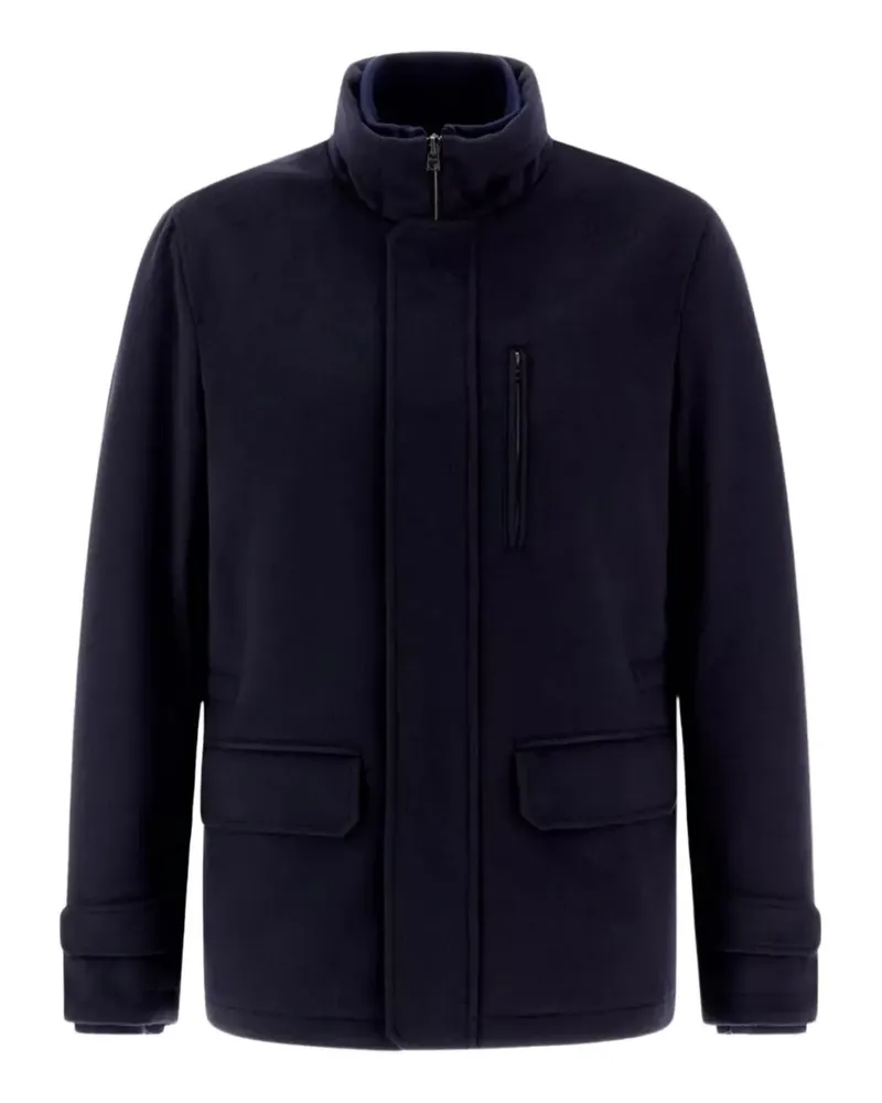 Herno zip-up bomber jacket - Schwarz Schwarz