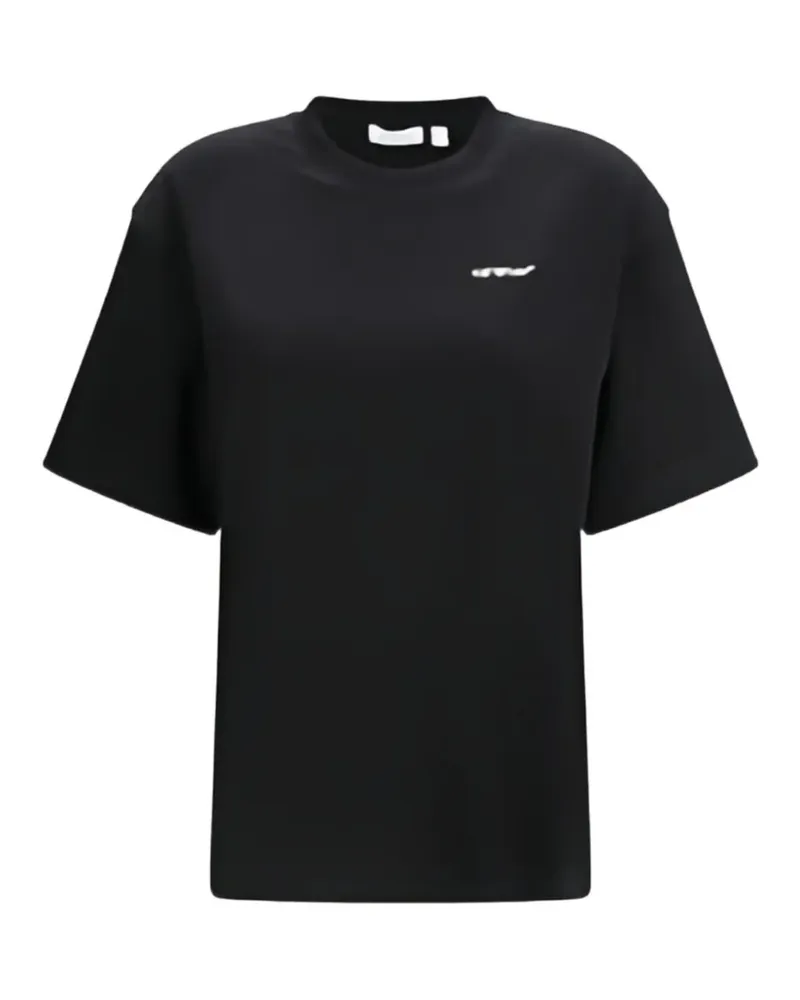 OFF-WHITE half-arrow-print T-shirt - Schwarz Schwarz