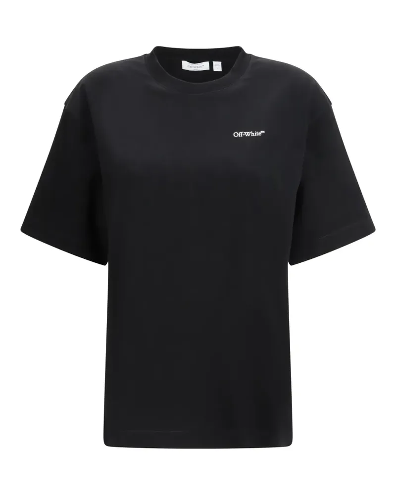 OFF-WHITE half-arrow-print T-shirt - Schwarz Schwarz